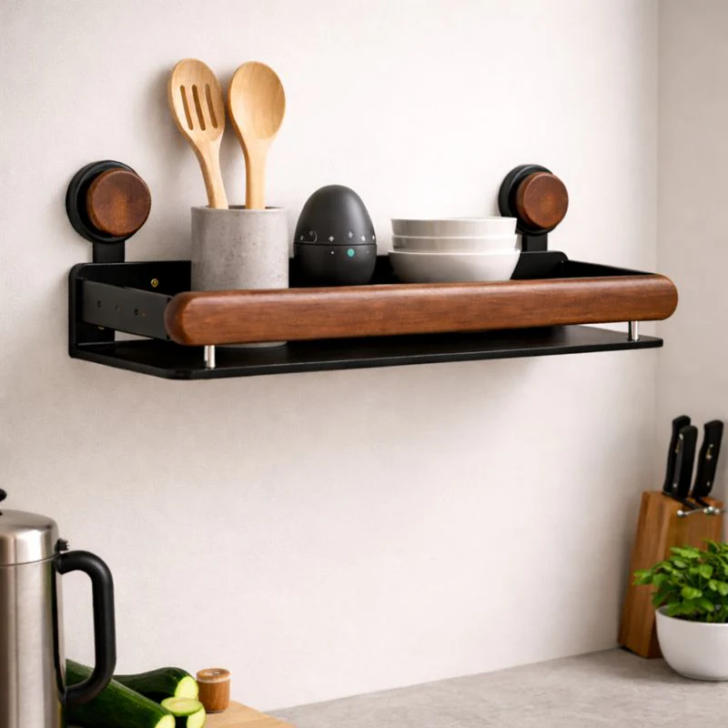 [Llevá 2 Pagá 1] Soporte para Especias de Cocina en Madera y Acero Inoxidable +REGALO: Kit de Utensilios de Cocina - Image 5