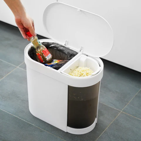 [Llevá 2 Pagá 1] Tacho de Basura Smart Automático con Divisor Inteligente Anti Olor - Image 5