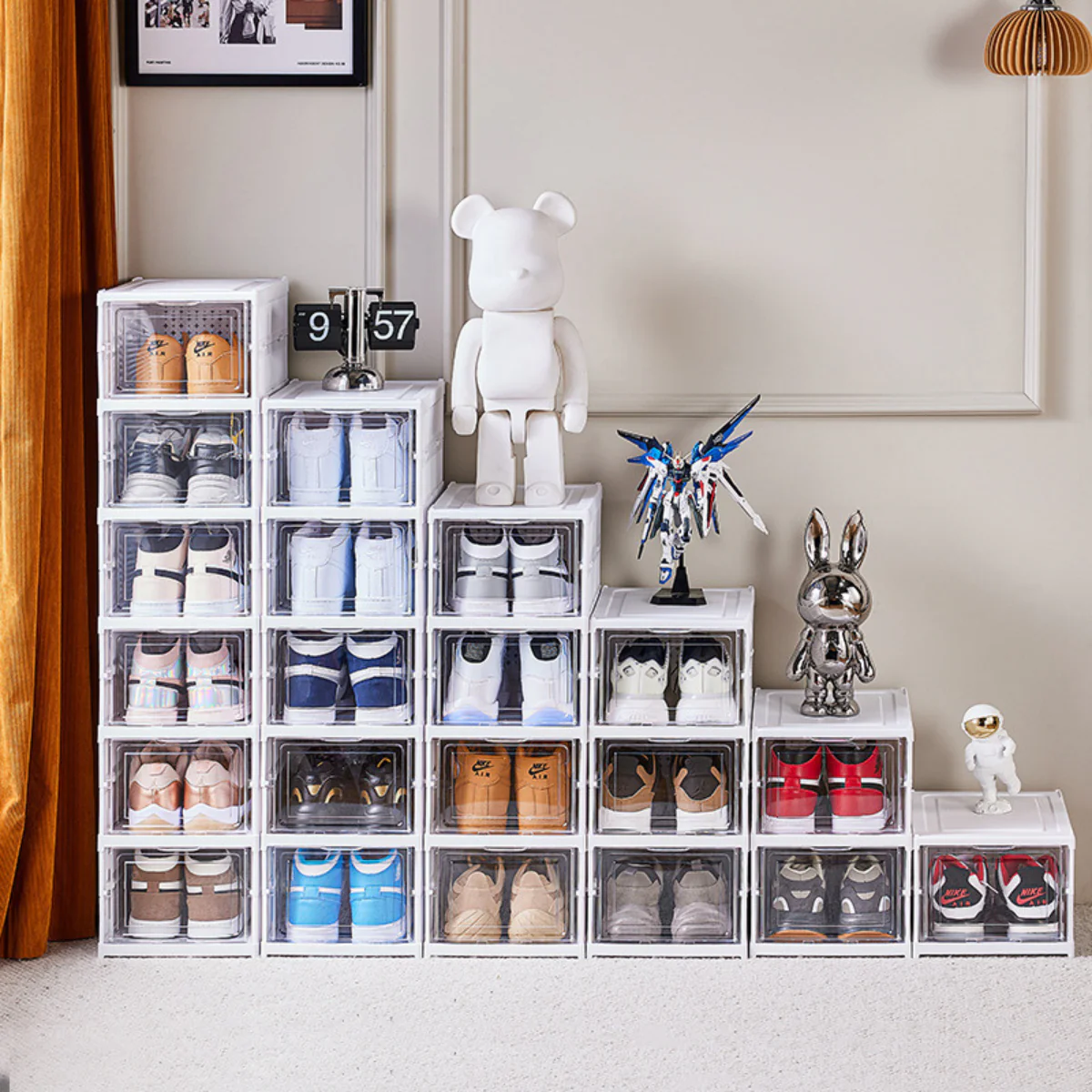[Llevá 2 Pagá 1] Zapatera Modular SmartBox con Puertas Retráctiles (Organización Inteligente y Diseño Moderno!) - Image 2