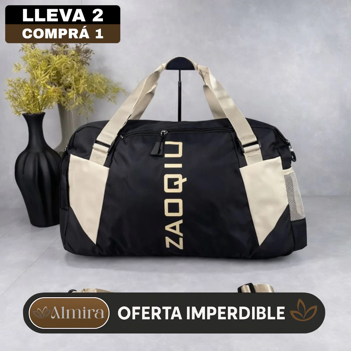 [Llevá 2 y Pagá 1] Combo de Bolsas Zaofu™ en Tejido Premium con Cierre Reforzado, Alta Durabilidad y División Inteligente - Image 4