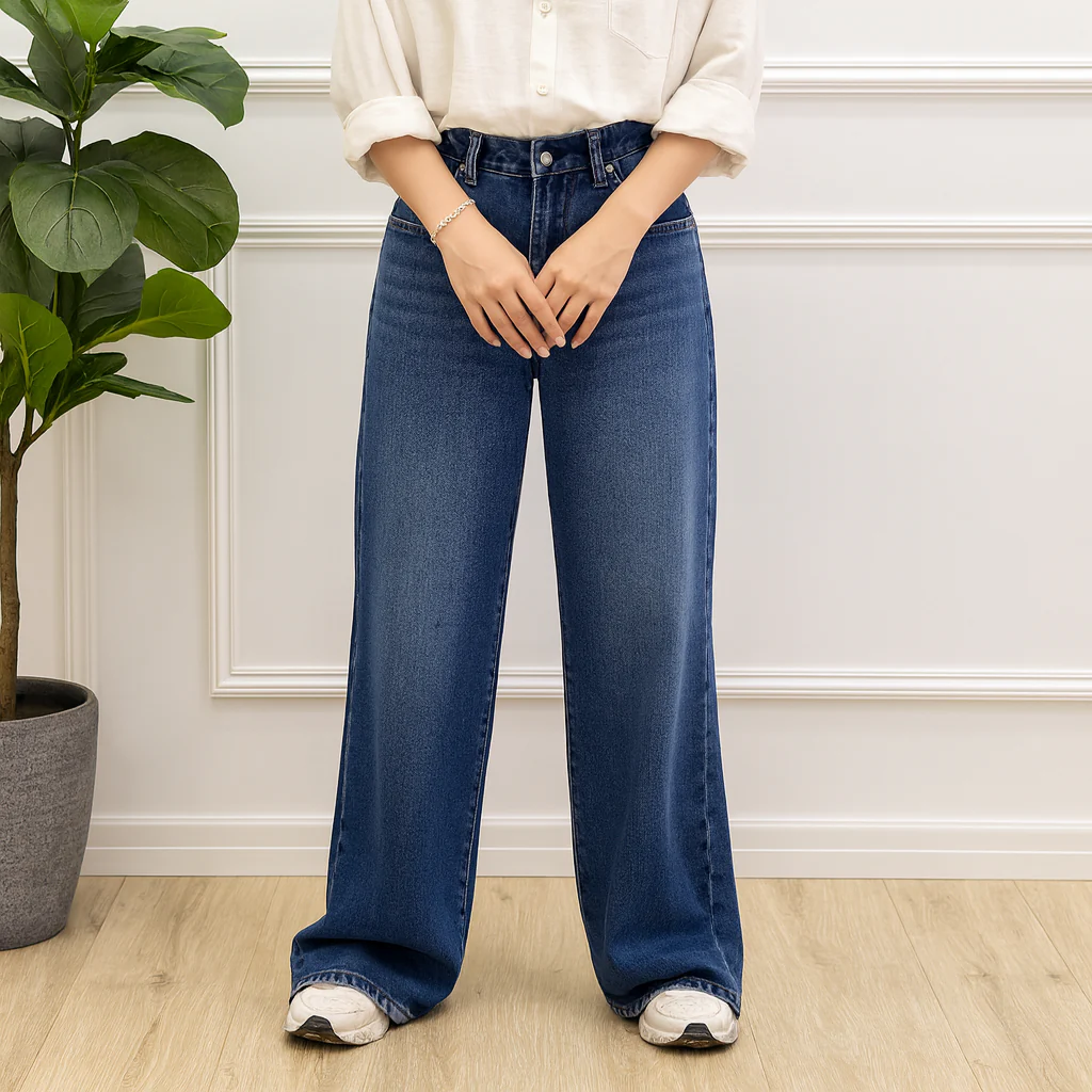 [Llevá 3 Pagá 2] Jean Femenino Angela Wide Leg con Caída Perfecta (¡Estilo atemporal y delicado!) - Image 5