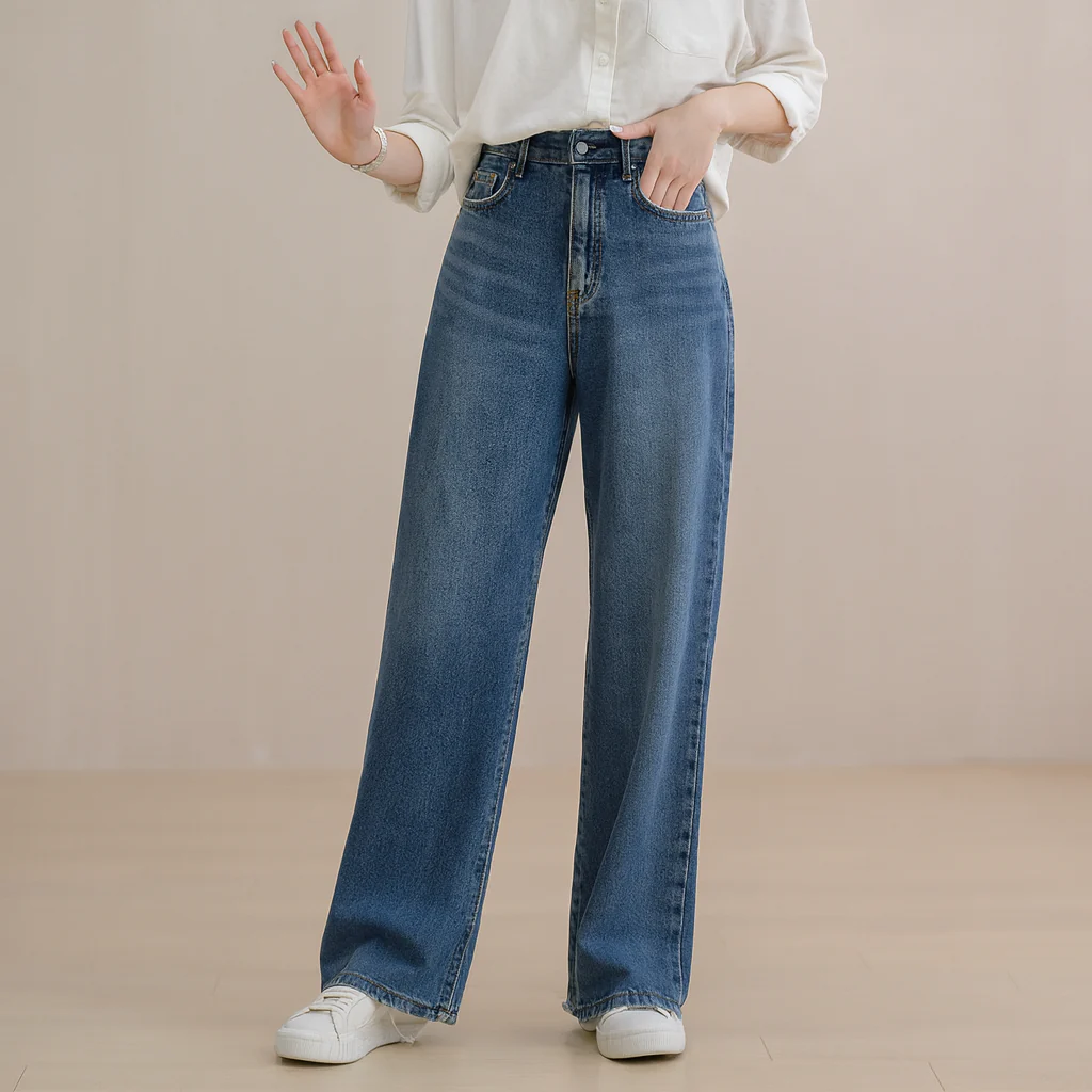 [Llevá 3 Pagá 2] Jean Femenino Angela Wide Leg con Caída Perfecta (¡Estilo atemporal y delicado!) - Image 6