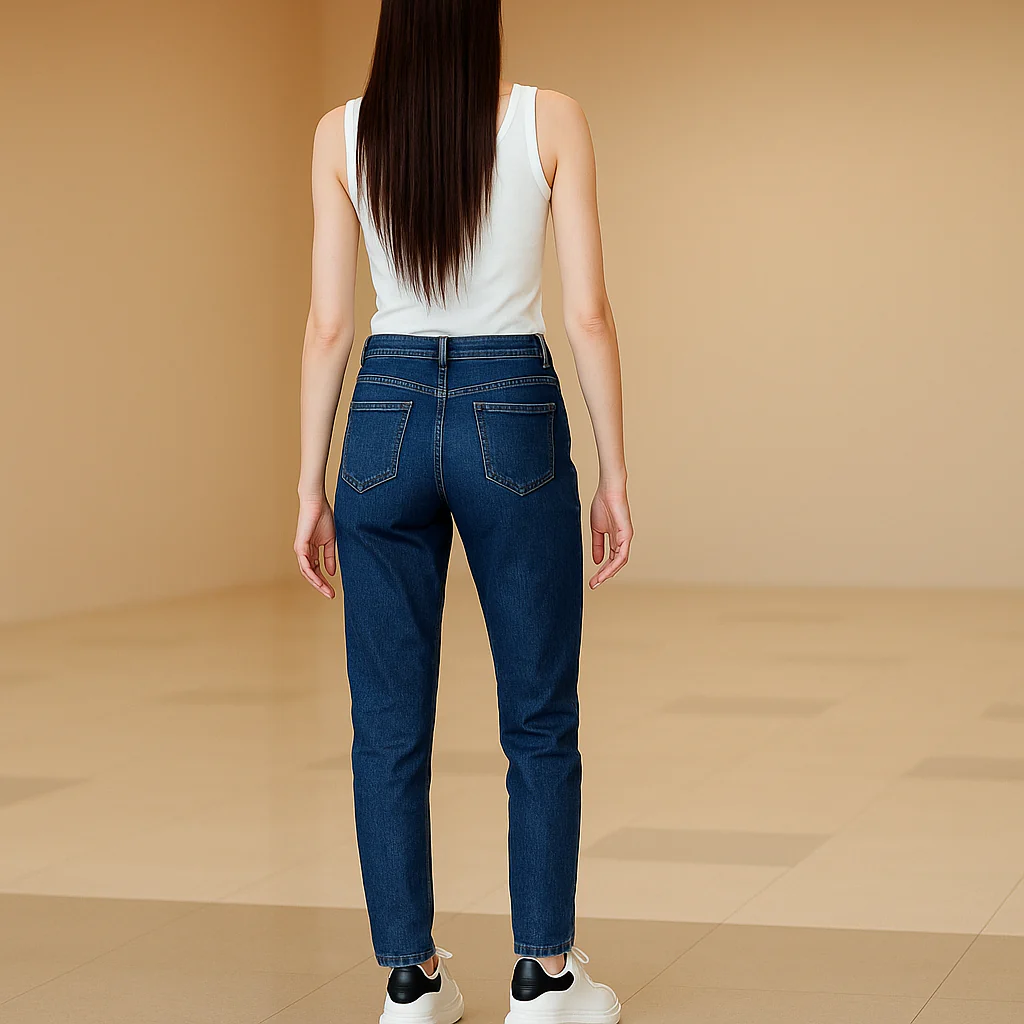 Llevá 3 Pagá 2] Jean Femenino Antolena Skinny de Tiro Alto y Caída a Medida (¡Corte moderno y delicado!) - Image 3
