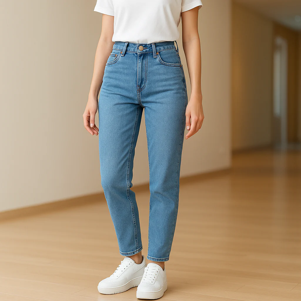 Llevá 3 Pagá 2] Jean Femenino Antolena Skinny de Tiro Alto y Caída a Medida (¡Corte moderno y delicado!) - Image 6
