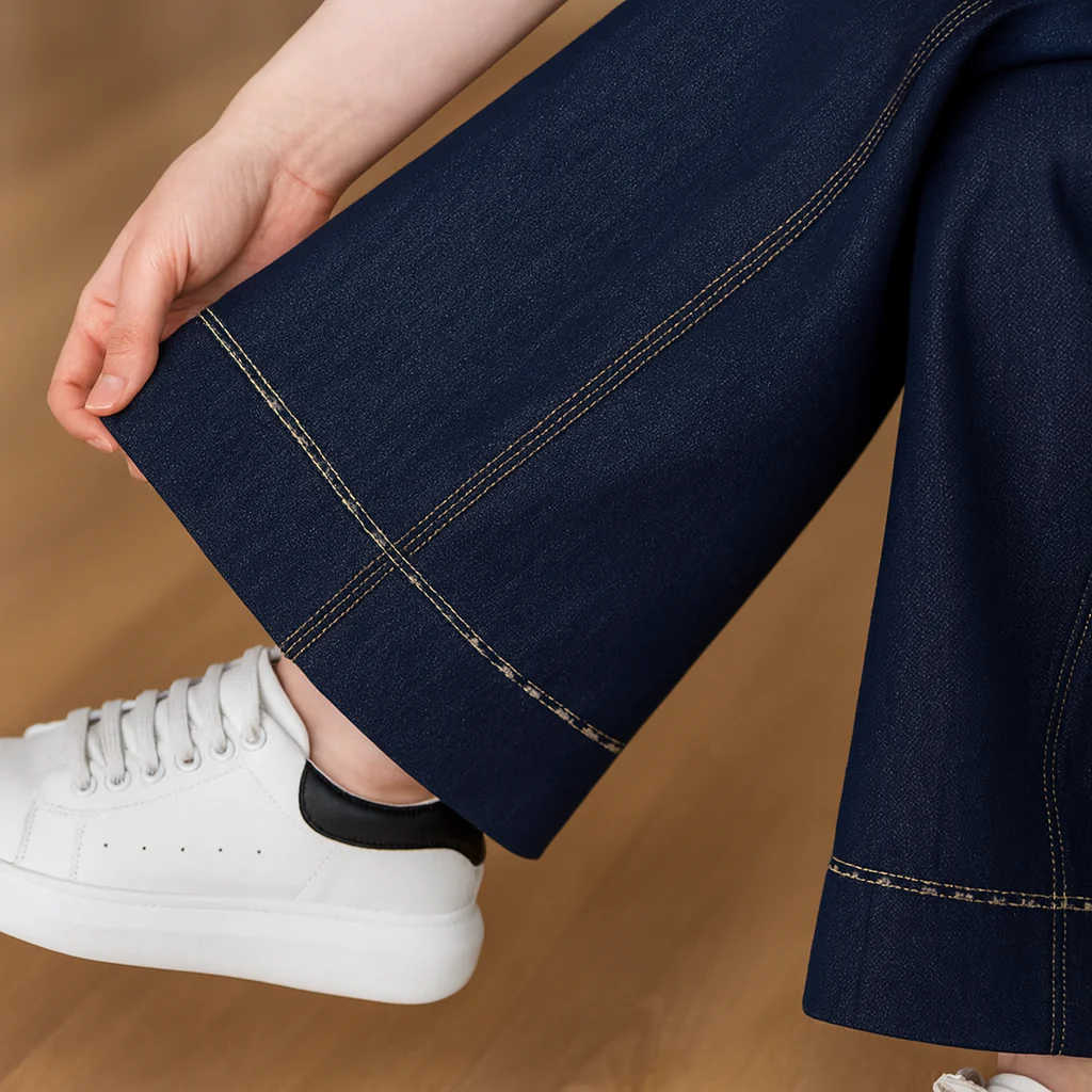 [Llevá 3 Pagá 2] Jean Femenino Lara en Denim Premium de Cintura Alta (¡Caída que realza tu belleza!) - Image 2