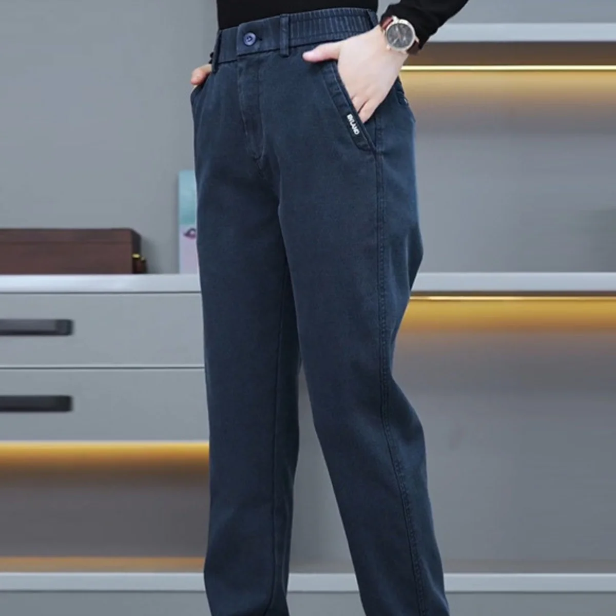 [Llevá 3 Pagá 2] Pantalón Ajustable Vitoria en Algodón y Elastano (¡Se adapta a tu cuerpo con estilo!) - Image 4