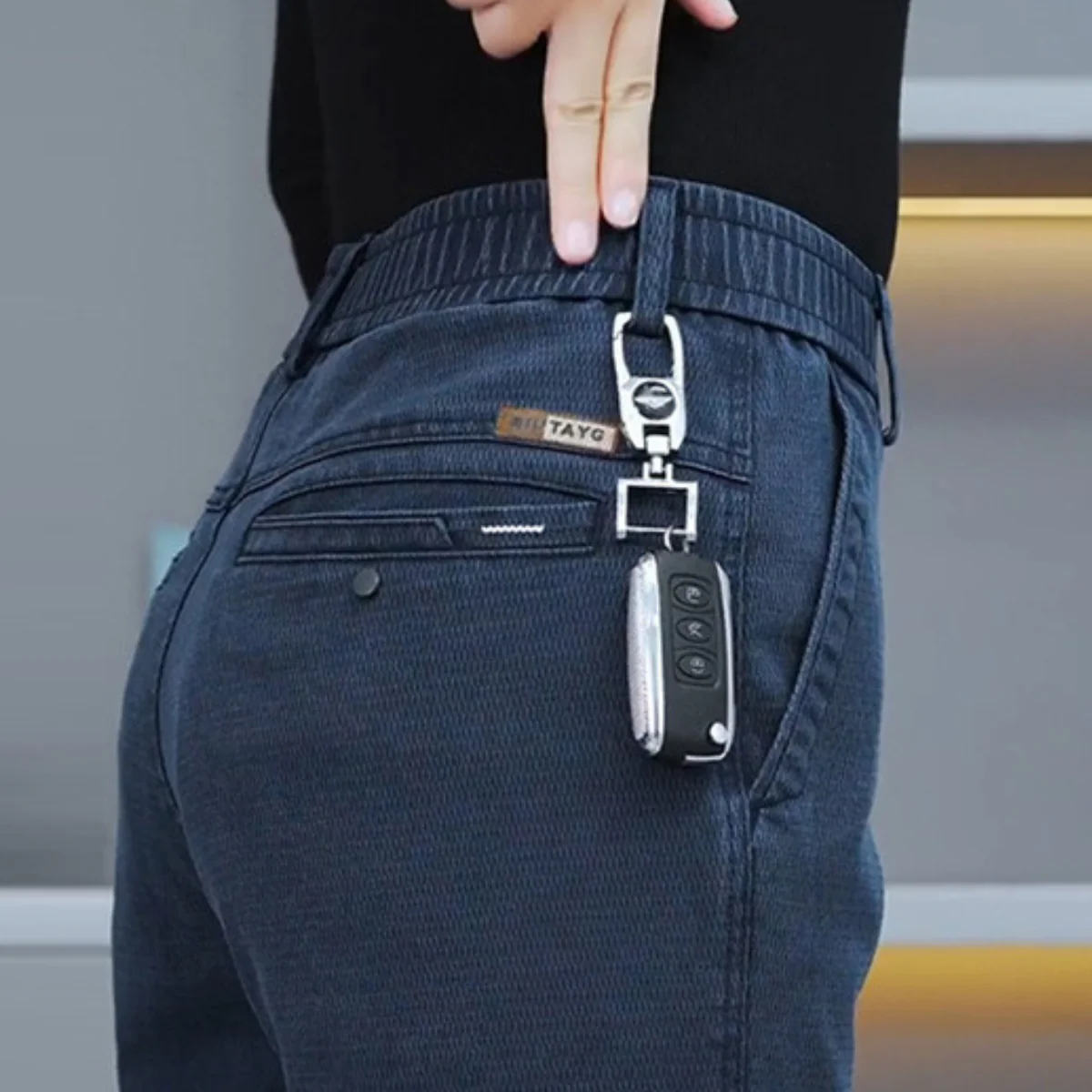 [Llevá 3 Pagá 2] Pantalón Ajustable Vitoria en Algodón y Elastano (¡Se adapta a tu cuerpo con estilo!) - Image 6