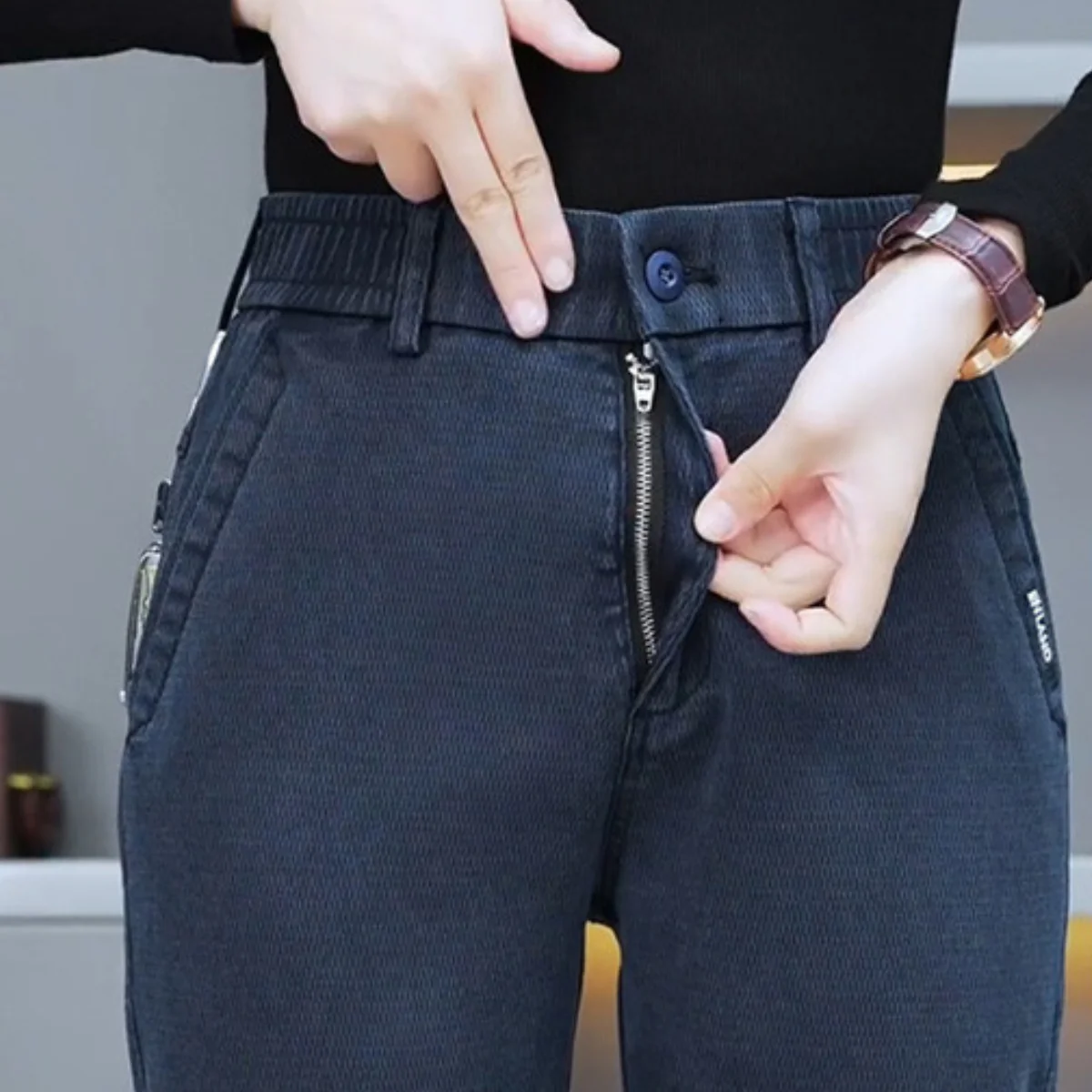 [Llevá 3 Pagá 2] Pantalón Ajustable Vitoria en Algodón y Elastano (¡Se adapta a tu cuerpo con estilo!) - Image 7