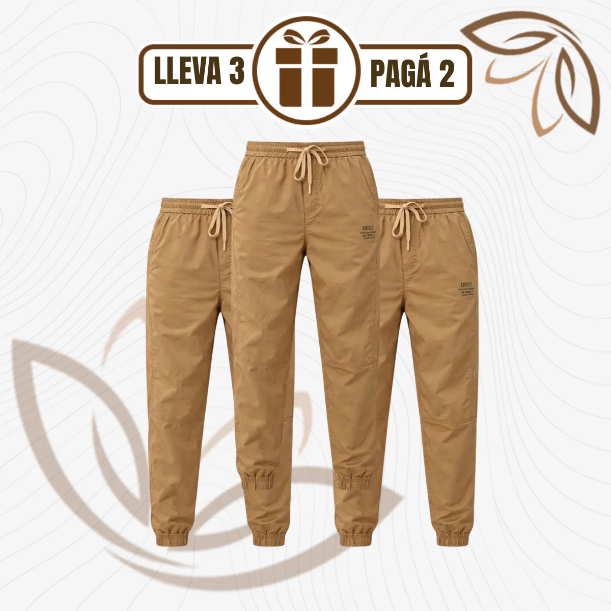 [Llevá 3 Pagá 2] Pantalón Cargo Comfort™ en Algodón Respirable con Calce Moderno - Image 2