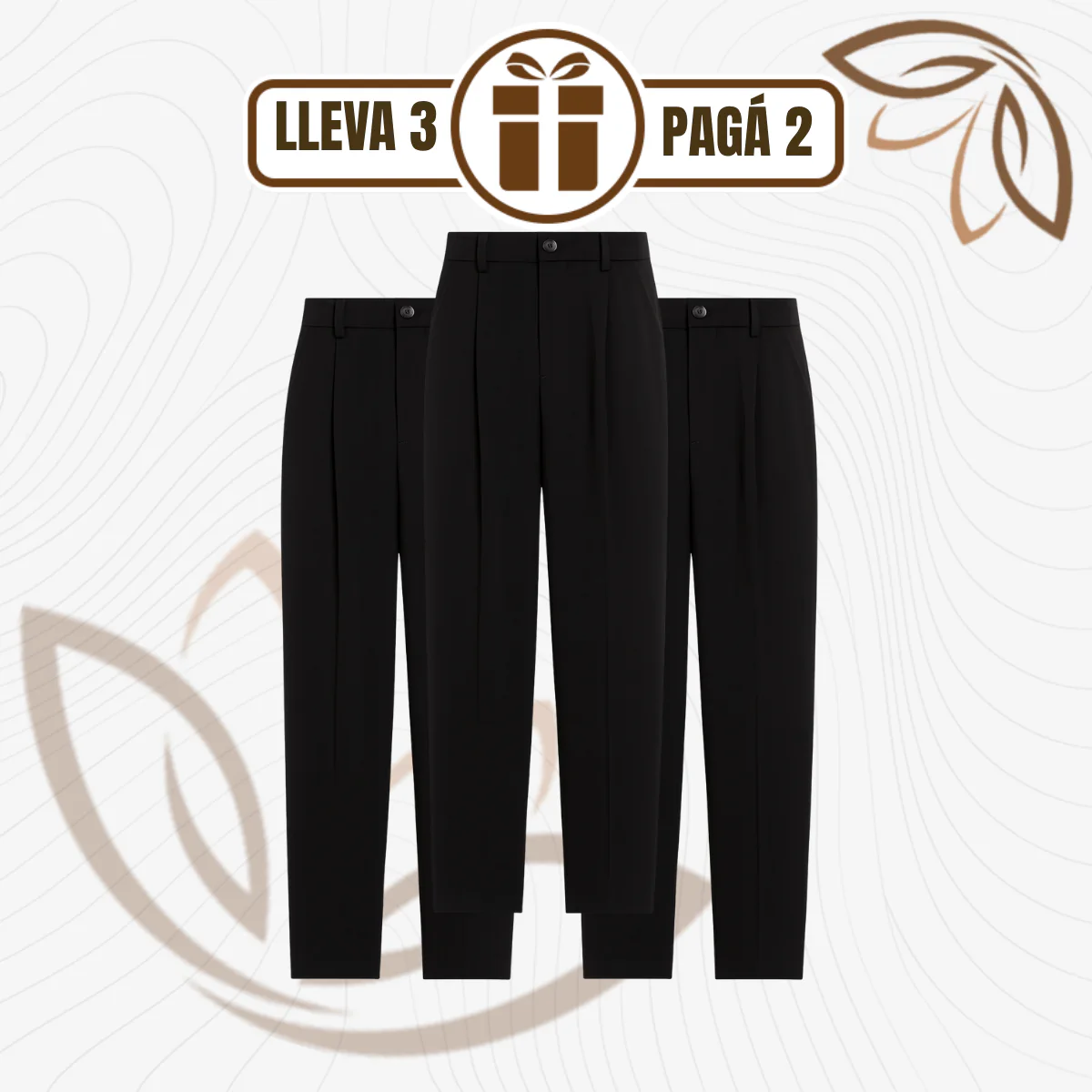 [Llevá 3 Pagá 2] Pantalón de Sastrería Aurora con Tiro Alto (¡Sofisticación y Comodidad en un Solo Look!) - Image 2