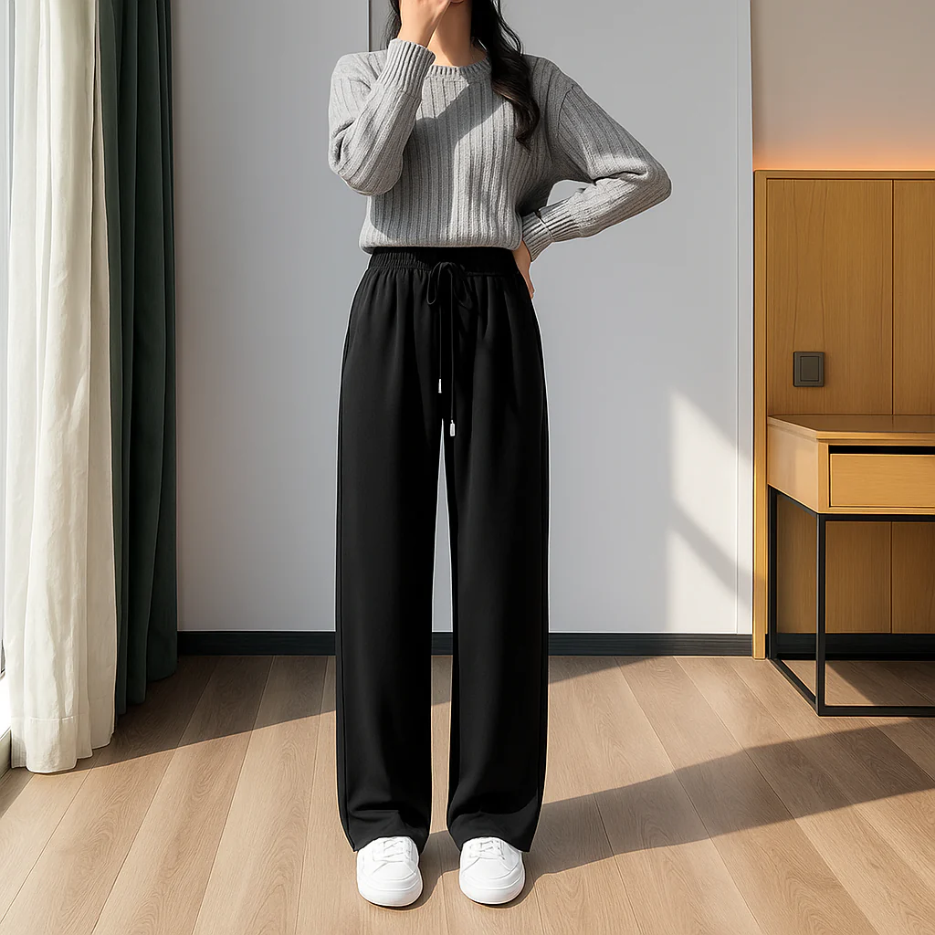 [Llevá 3 Pagá 2] Pantalón Femenino Ariel en Tela tipo Jogger de Cintura Alta (¡Liviano, suelto y sofisticado!) - Image 6