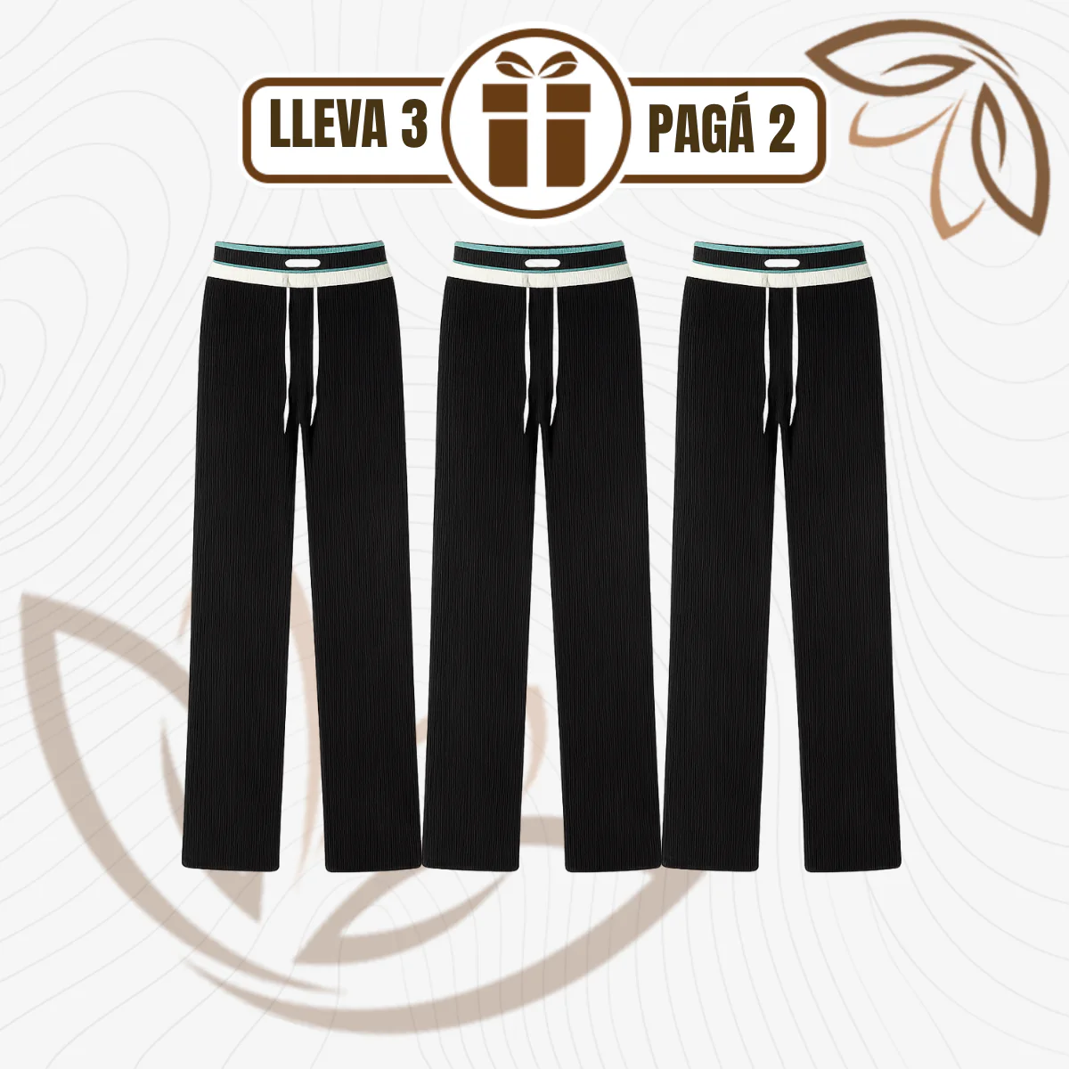 [Llevá 3 Pagá 2] Pantalón Femenino en Algodón y Poliéster (¡El Encanto de la Mujer Moderna!) - Image 3
