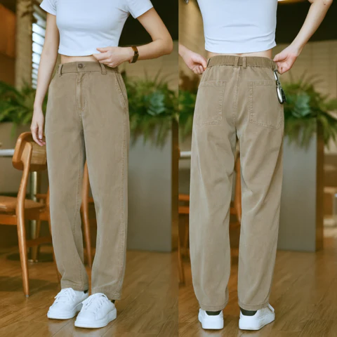 [Llevá 3 Pagá 2] Pantalón Femenino Aurora en Seda Hielo y Poliéster (¡El Más Buscado de 2025!) - Image 8