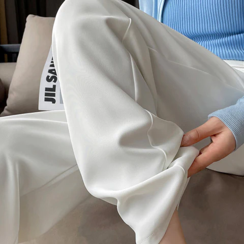 [Llevá 3 Pagá 2] Pantalón Femenino en Seda Hielo y Poliéster Selina Confort y Elasticidad Premium - Image 5