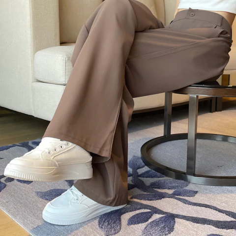 [Llevá 3 Pagá 2] Pantalón Femenino en Seda Hielo y Poliéster Selina Confort y Elasticidad Premium - Image 8