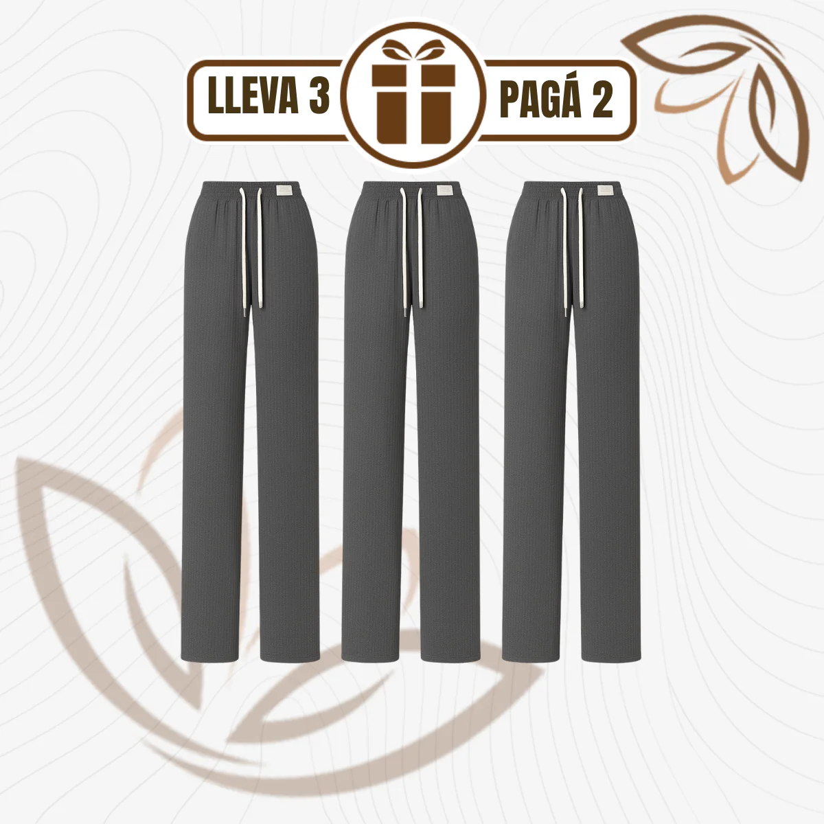 [Llevá 3 Pagá 2] Pantalón Femenino en Tejido Chenille y Terciopelo (¡Encanto Único y Refinado!) - Image 4