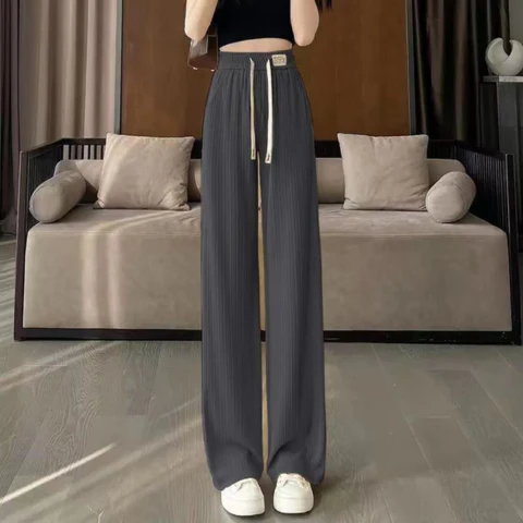 [Llevá 3 Pagá 2] Pantalón Femenino en Tejido Chenille y Terciopelo (¡Encanto Único y Refinado!) - Image 5