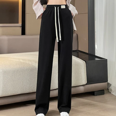 [Llevá 3 Pagá 2] Pantalón Femenino en Tejido Chenille y Terciopelo (¡Encanto Único y Refinado!) - Image 9