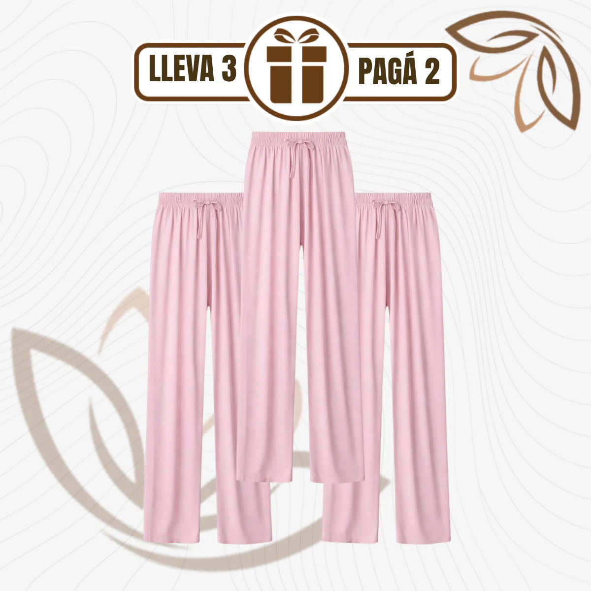 [Llevá 3, Pagá 2] Pantalón Lounge Chic™ en Tejido Premium con Calce Suelto - Image 4