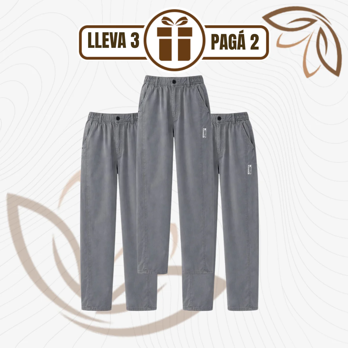 [Llevá 3 Pagá 2] Pantalón Palazzo Verona™ en Algodón Premium con Corte Moderno - Image 3