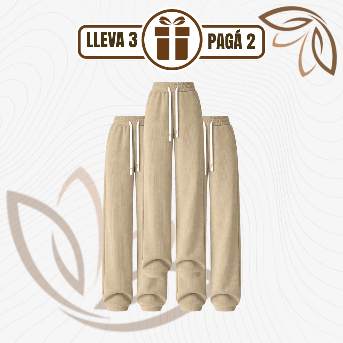 [Llevá 3 Pagá 2] Pantalón Plisado Elegance™ en Tejido Premium con Caída Suelta - Image 2