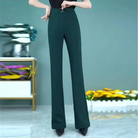 [Llevá 3 Pagá 2] Pantalón Social Femenino en Seda Hielo y Poliéster Diorah (Diseño Fino y Encantador) - Image 7