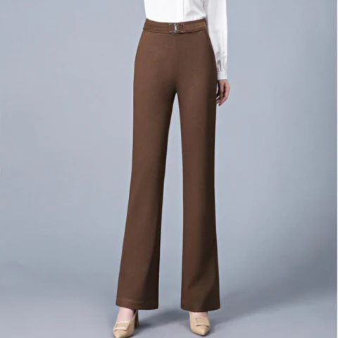 [Llevá 3 Pagá 2] Pantalón Social Femenino en Seda Hielo y Poliéster Diorah (Diseño Fino y Encantador) - Image 9