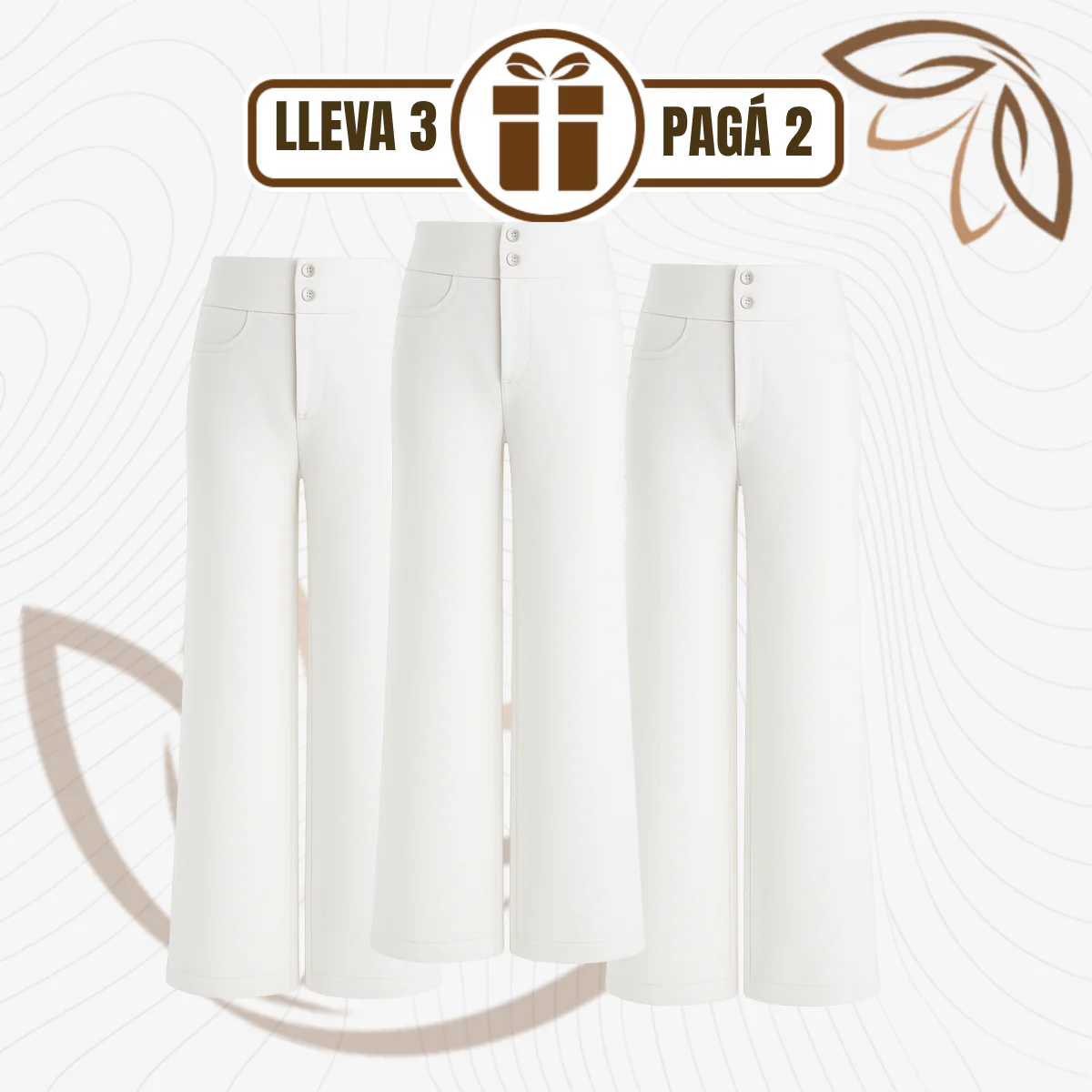 [Llevá 3 Pagá 2] Pantalón Social Femenino en Seda Hielo y Poliéster Nolita (Diseño Fino y Encantador) - Image 2