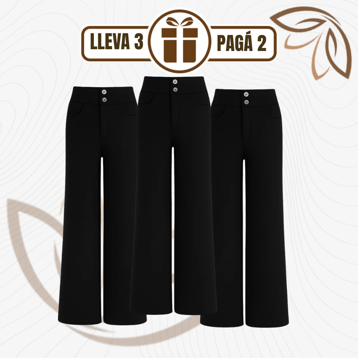 [Llevá 3 Pagá 2] Pantalón Social Femenino en Seda Hielo y Poliéster Nolita (Diseño Fino y Encantador) - Image 4