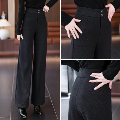 [Llevá 3 Pagá 2] Pantalón Social Femenino en Seda Hielo y Poliéster Nolita (Diseño Fino y Encantador) - Image 5