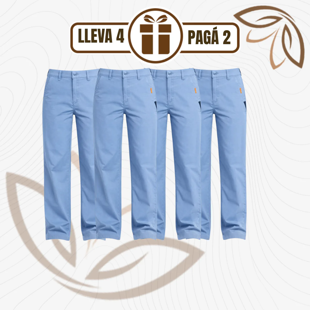 [Llevá 4 Pagá 2] Pantalón Silk Fit™ en Algodón Premium con Tacto Sedoso y Caída Liviana - Image 5