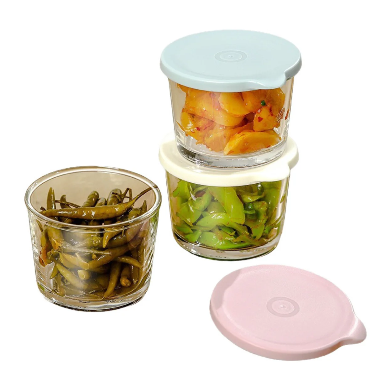 [Llevá 5 Pagá 3] Juego de Potes FreshSeal de Vidrio Templado (Mantiene el Sabor y el Orden de tu Cocina) - Image 4