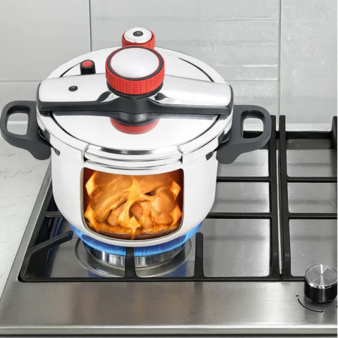 [Llevate 2 y pagá 1] Olla a Presión TurboChef de Acero Inoxidable | A Prueba de Explosiones + REGALO: Kit de Utensilios - Image 5