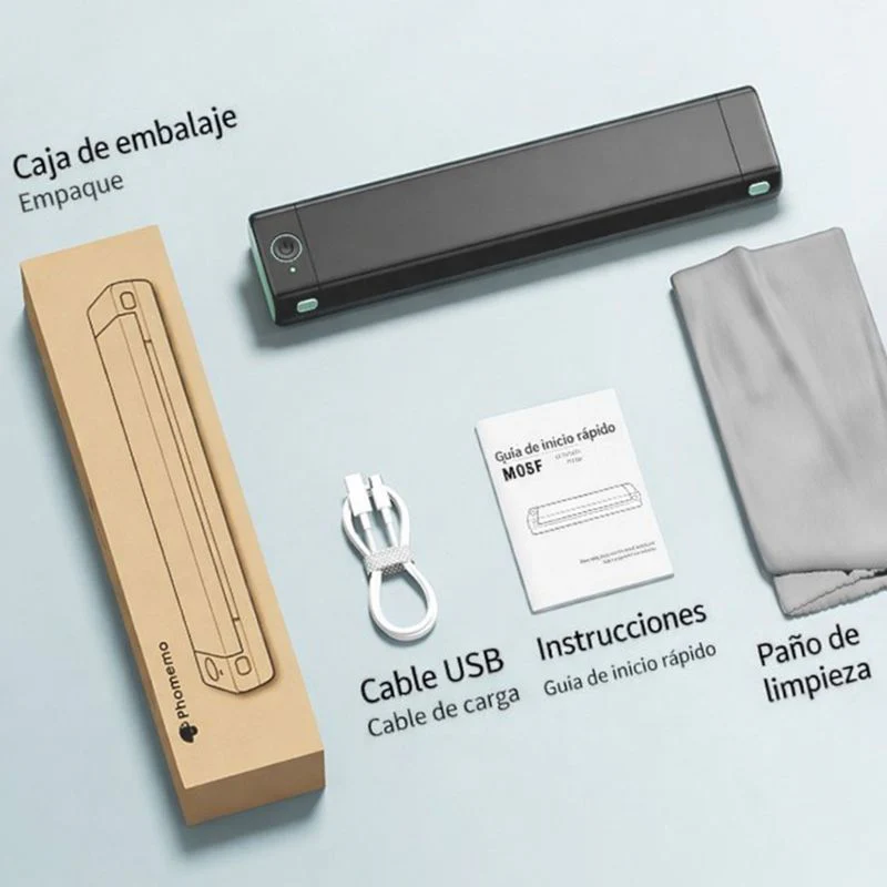 Mini impresora PrintGo™ Bluetooth portátil de alta definición, sin uso de cartucho - Image 4