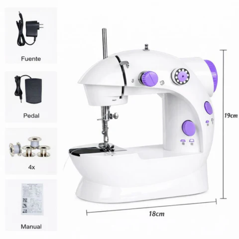 Mini Máquina de Coser Eléctrica Portátil con Regulación + REGALO: Kit de Costura - Image 4