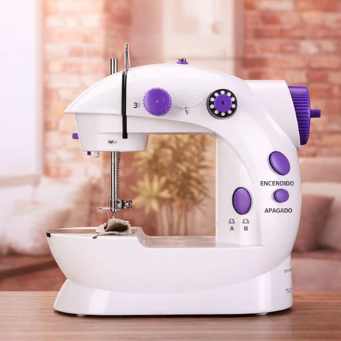 Mini Máquina de Coser Eléctrica Portátil con Regulación + REGALO: Kit de Costura - Image 6