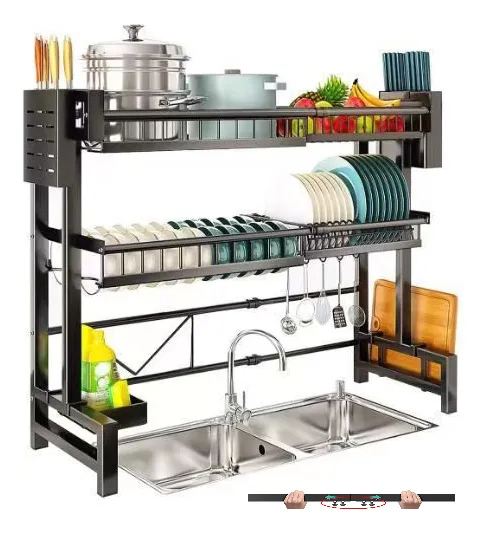 Organizador de Cocina Inteligente en Acero Inoxidable (¡Espacioso y Perfecto para Transformar tu Cocina!) +REGALO: Kit de Utensilios de Cocina - Image 2