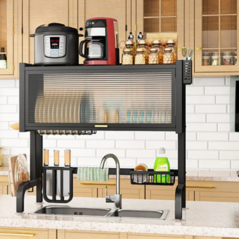 Organizador de Cocina Multifuncional en Acero Inoxidable + REGALO: Kit de Utensilios - Image 2