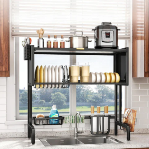 Organizador de Cocina Multifuncional en Acero Inoxidable + REGALO: Kit de Utensilios - Image 3