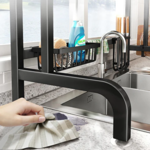 Organizador de Cocina Multifuncional en Acero Inoxidable + REGALO: Kit de Utensilios - Image 5
