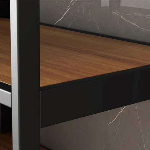 Organizador Multifuncional de Cocina de 5 Niveles en Acero Inoxidable y Madera +REGALO: Kit de Utensilios de Cocina - Image 7