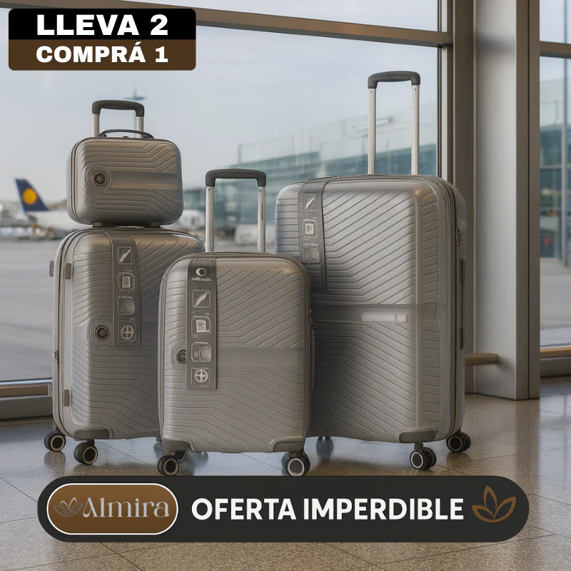 Set De 4 Valijas Rigidas Giro 360 (Perfectas para viajar) - Image 3